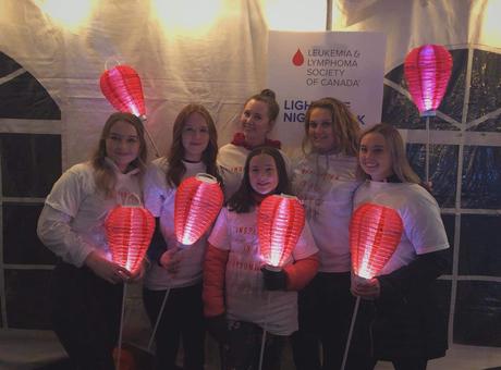 Picture of the Fireflies at Light The Night Walk 